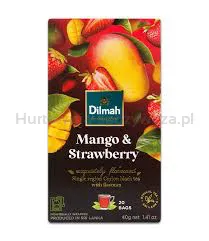 Dilmah Herbata Mango & Strawberry Flavoured Black 20X2 G