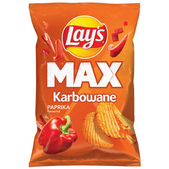 Lay's Max Karbowane paprika 190g