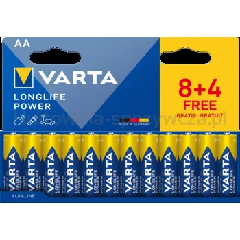 Baterie Varta Longlife Power Aa Blister 8+4Szt