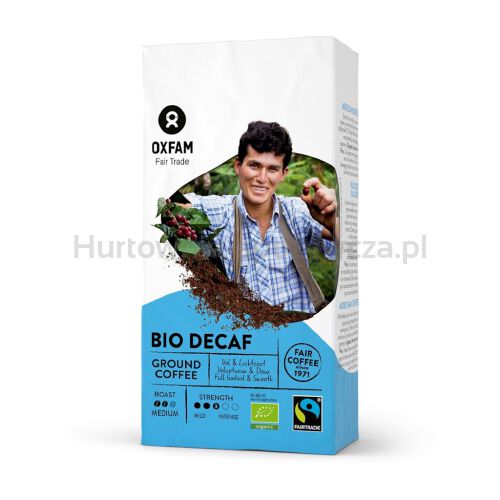 Kawa Mielona Bezkofeinowa Arabica/Robusta Fair Trade Bio 250 G - Oxfam [BIO]