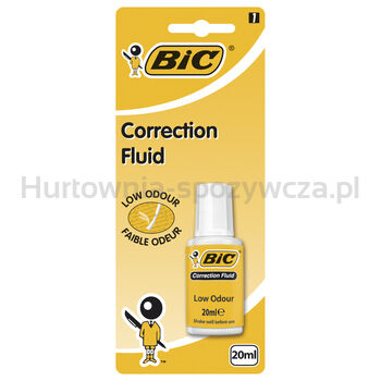 BIC Correction Fluid korektor w butelce blister 1 sztuka