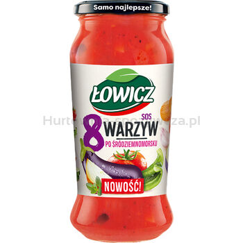 Łowicz Sos 8 Warzyw Po Śródziemnomorsku 500 G