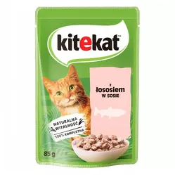 Kitekat saszetki 85g łosoś w sosie