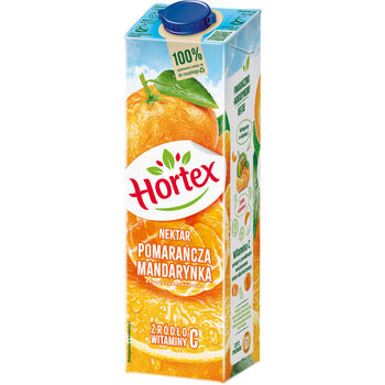 Hortex Nektar Pomarańcza mandarynka karton 1L