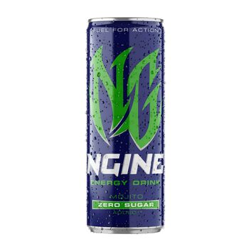 Ngine Energy Drink Mojito Zero Sugar Added 250 Ml