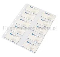 Donau Koszulki na wizytówki PP, A4krystal, 60mikr.  - 2