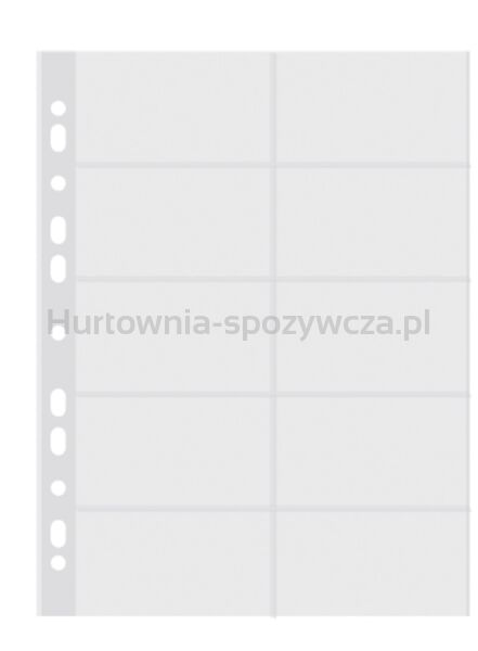 Donau Koszulki na wizytówki PP, A4krystal, 60mikr. 