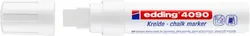 Edding Marker kredowy e-4090 4-15mm, biały 