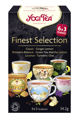 Yogi Tea  Herbatka Ekspresowa Finest Selection (Mix Herbatek) Bio (6 X 3 Torebki) 34,2 G [BIO]