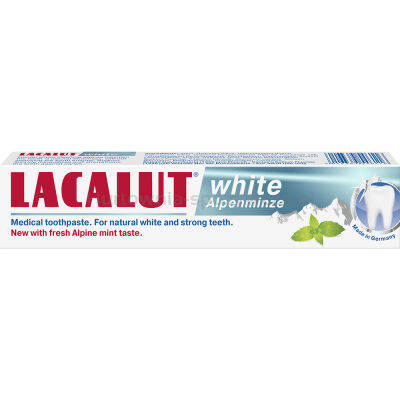 Lacalut Pasta Do Zębów White Alpenminze 75 Ml