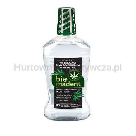 Bio Madent Wybielający Płyn Do Płukania Jamy Ustnej 500Ml