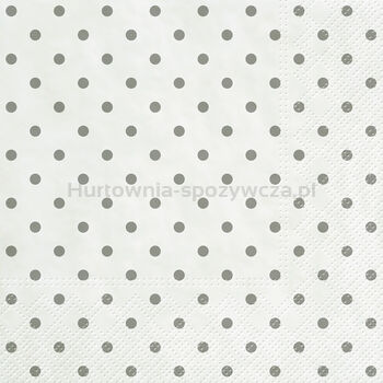 Tete A Tete Serwetki Basic Dots, Serwetki Tat 3-Warstwowe 33X33Cm Składane 1/4 20Szt. W Paczce