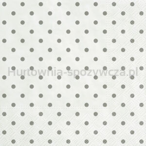 Tete A Tete Serwetki Basic Dots, Serwetki Tat 3-Warstwowe 33X33Cm Składane 1/4 20Szt. W Paczce