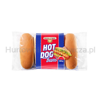 Dan Cake Hot Dog Buns 250G (X4Szt)