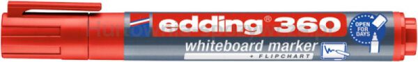 Edding Marker do tablic e-360 1,5-3mm, czerwony  - 2