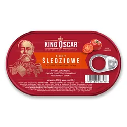 King Oscar Filety Śledziowe W Sosie Pomidorowym 160 G