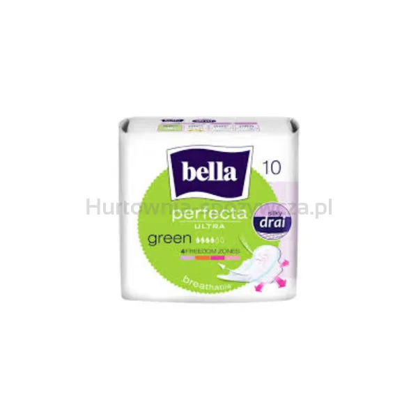 Bella Podpaski Perfecta Ultra Green Silky Drai 10 Szt.