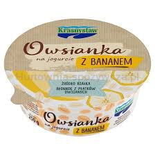 Krasnystaw Owsianka na jogurcie z bananem 250 g