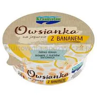 Krasnystaw Owsianka na jogurcie z bananem 250 g