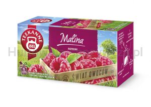 Herbata TEEKANNE World of Fruits, Malina, 20 kopert