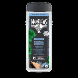 Le Petit Marseillas, Żel Pod Prysznic 4W1 Dla Mężczyzn - Minerały I Drzewo Cedrowe 400 Ml
