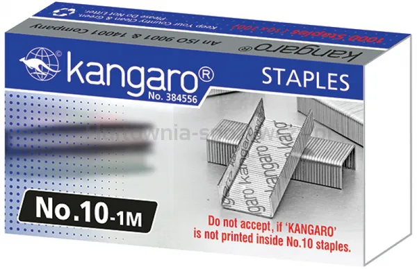 Zszywki KANGARO, No. 10-1M, 1000 szt.