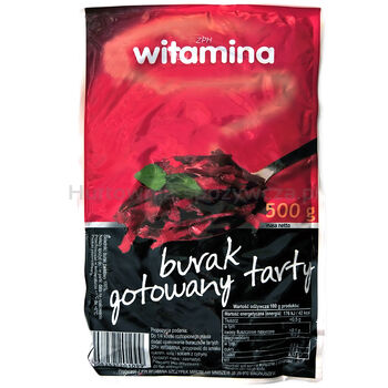 Burak Czerwony Gotowany Tarty Polska 500G