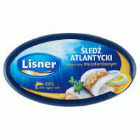 Lisner Śledź Atlantycki W Sosie Musztardowym 280G