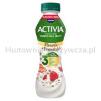 Jogurt Activia o smaku truskawkowym ze zbożami oraz szczepem bakterii ActiRegularis® 270g