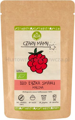 Łyżka Smaku Malina (Liofilizowana Sproszkowana Malina) Bio 40 G - Helpa [BIO]