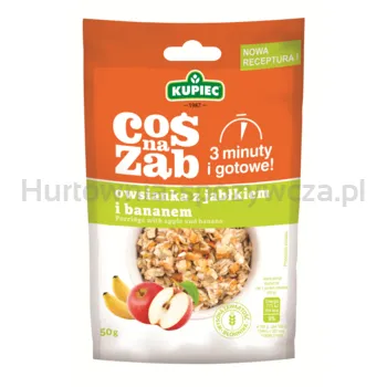 Kupiec Owsianka z jabłkiem i bananem 50 g Coś na ząb