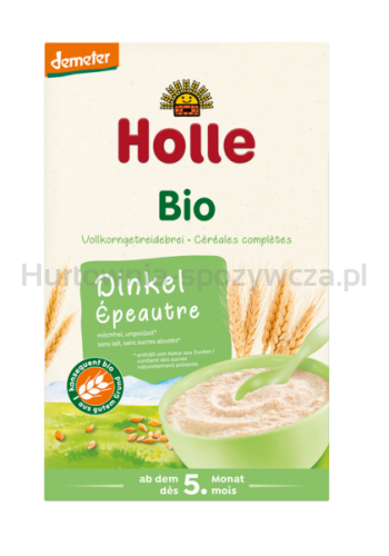 Kaszka Orkiszowa Pełnoziarnista Bez Dodatku Cukrów Od 5 Miesiąca Demeter Bio 250 G - Holle [BIO]