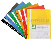 Q-Connect Skoroszyt, PP, A4, standard, 120/170mikr., wpinany, pomarańczowy  - 2