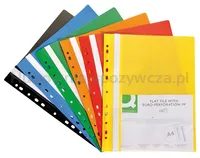 Q-Connect Skoroszyt, Pp, A4, Standard, 120/170Mikr., Wpinany, Pomarańczowy  - 2