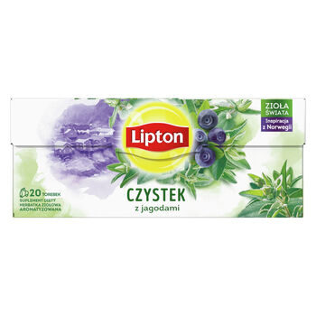 Lipton Herbata Ziołowa Czystek Z Jagodami 20 Torebek 20G