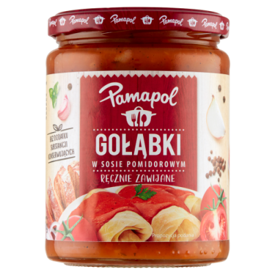 Pamapol Gołąbki W Sosie Pomidorowym Ręcznie Zawijane 500G