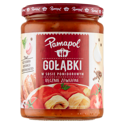 Pamapol Gołąbki W Sosie Pomidorowym Ręcznie Zawijane 500G