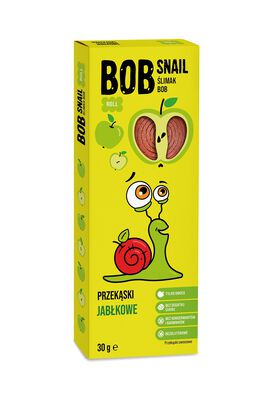 Bob Snail  Przekąska Roll Jabłkowa Bez Dodatku Cukru Bezglutenowa 30 G [BIO]