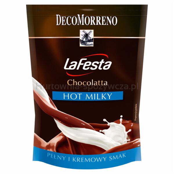 Decomorreno Napój Instant  La Festa Chocolatta Hot Milky Czekolada Mleczna 150 G