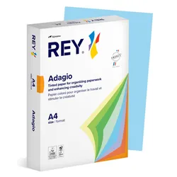 Rey Adagio Papier Ksero A4, 80Gsm, 48 J.Niebieski Vive/Bright *Ryada080X421 R200, 500 Ark. 