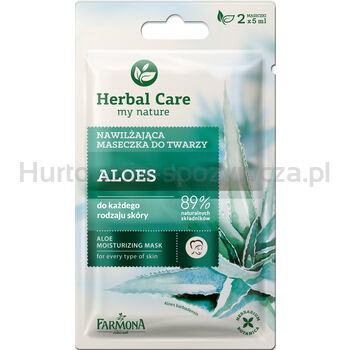 Herbal Care Maseczka Nawilżająca Aloes 2X5 Ml