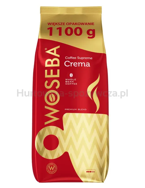 Kawa Woseba Premium Crema Gold, Ziarnista, 1100G