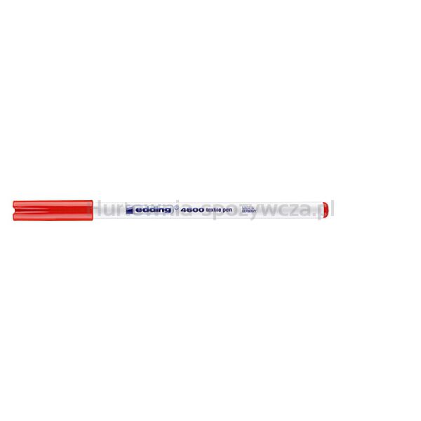 Pisak tekstylny e-4600 EDDING, 1 mm, czerwony - 3