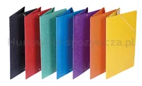 Teczka z gumką DONAU, preszpan, A4, 390gsm, 3-skrz., czerwona - 2