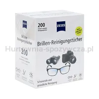 Chusteczki Do Czyszczenia Okularów I Wyświetlaczy Zeiss, 200 Szt., Białe - 2