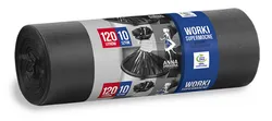 Anna Zaradna Worki na śmieci supermocne, 120 l, 10 szt., czarny