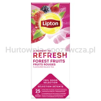 Herbata LIPTON Feel Good Selection, Refresh, owoce leśne, 25 kopert
