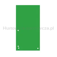 Donau Przekładki Karton 1/3 A4, 235x105mm, 100szt., zielone  - 2