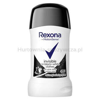 Rexona Dezodorant Invisible Black+White Sztyft 40Ml