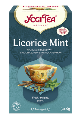 Yogi Tea  Herbatka Mięta Z Lukrecją (Licorice Mint) Bio (17 X 1,8 G) 30,6 G [BIO]